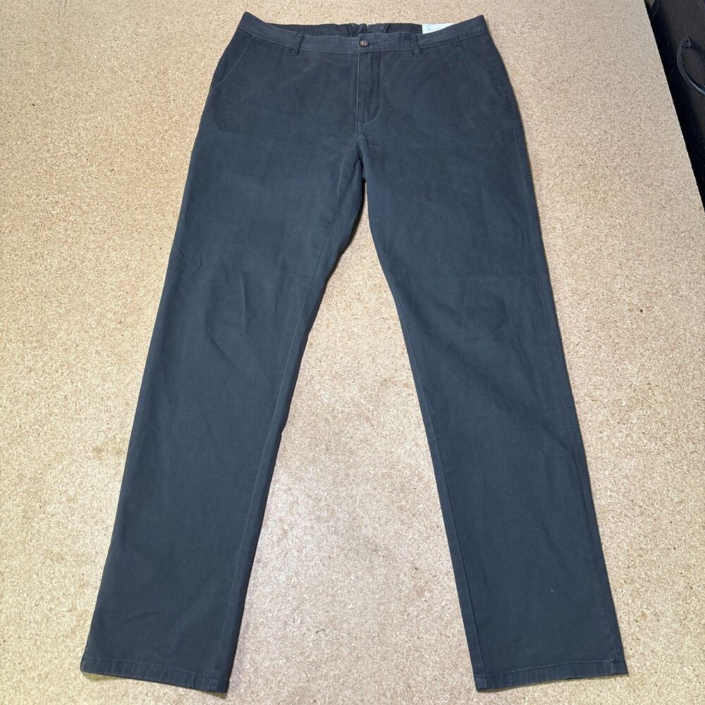 Mott & Bow Chino Pants Mens 34x32 Stretch Twill Zip Fly 19009-VIIT I2